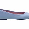 Flats French Sole | Kathy - Ibiza Blue Leather