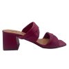 Flats French Sole | Lily - Fuchsia Leather