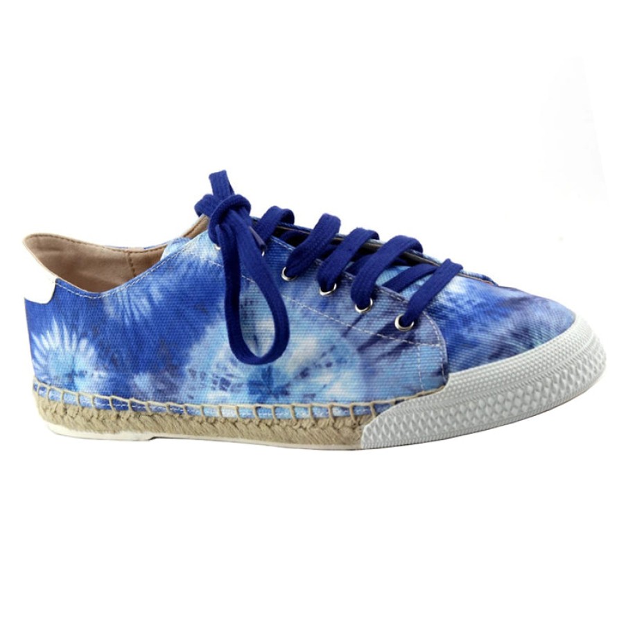 Sustainable French Sole | Amanda - Electric Blue Tie Dye