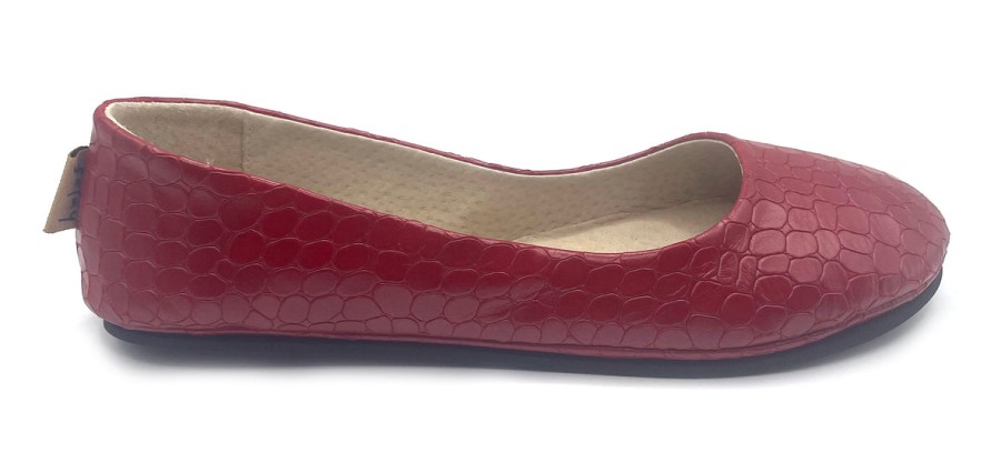 Best Sellers French Sole | Sloop - Red Croco Leather