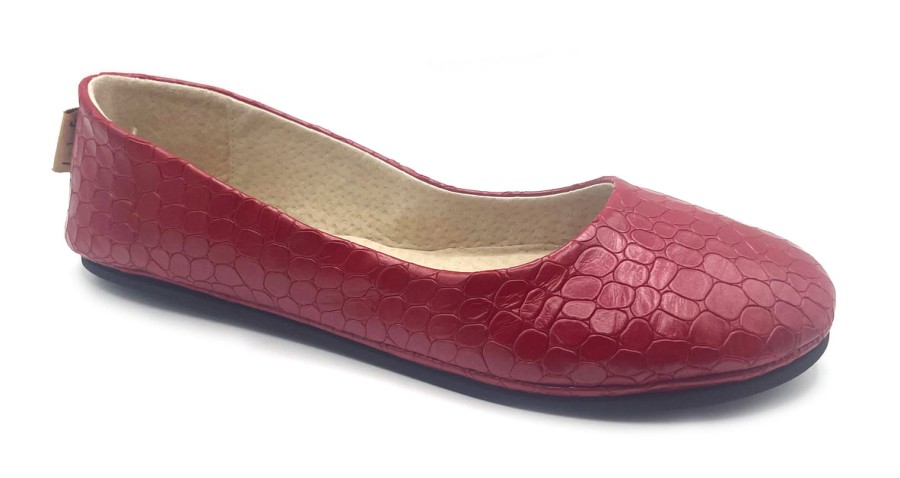 Best Sellers French Sole | Sloop - Red Croco Leather