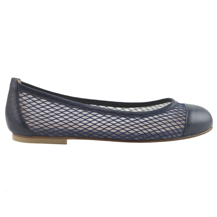 Entire Collection French Sole | Jessica - Navy Mesh