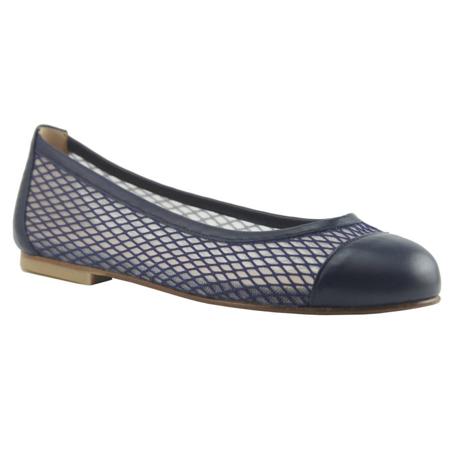 Entire Collection French Sole | Jessica - Navy Mesh