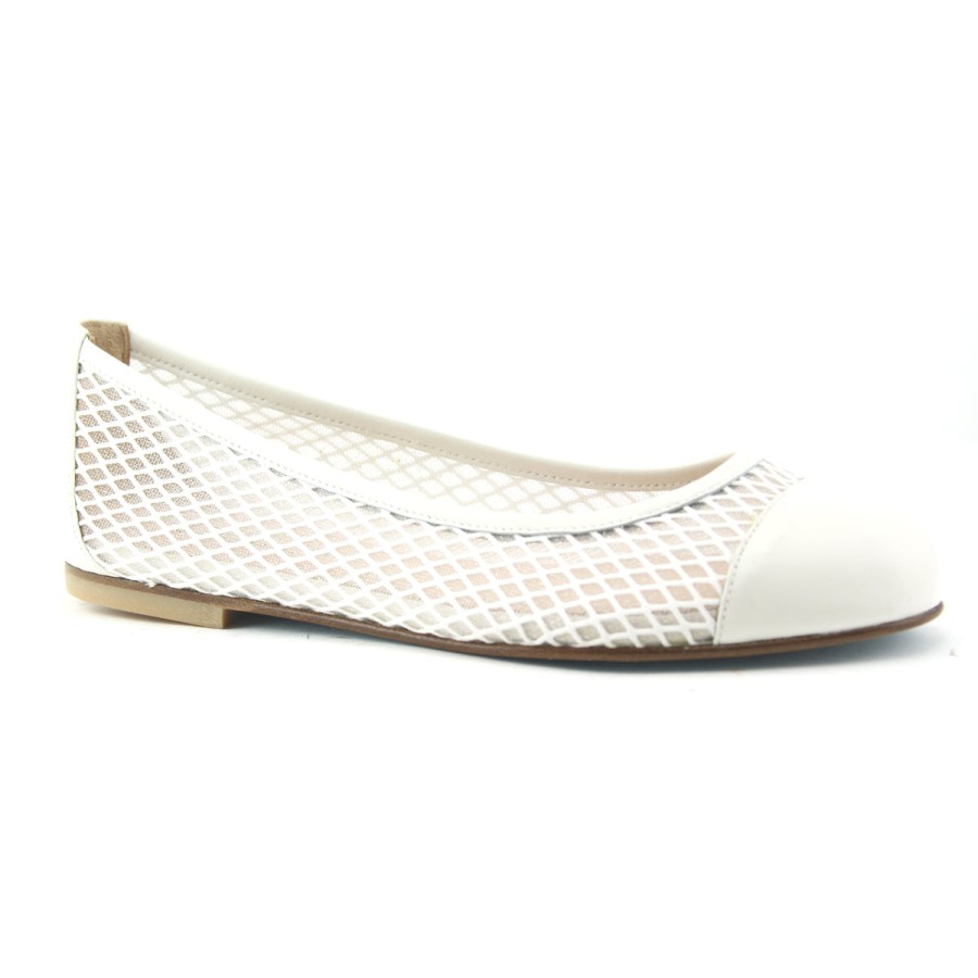 Entire Collection French Sole | Jessica - White Mesh