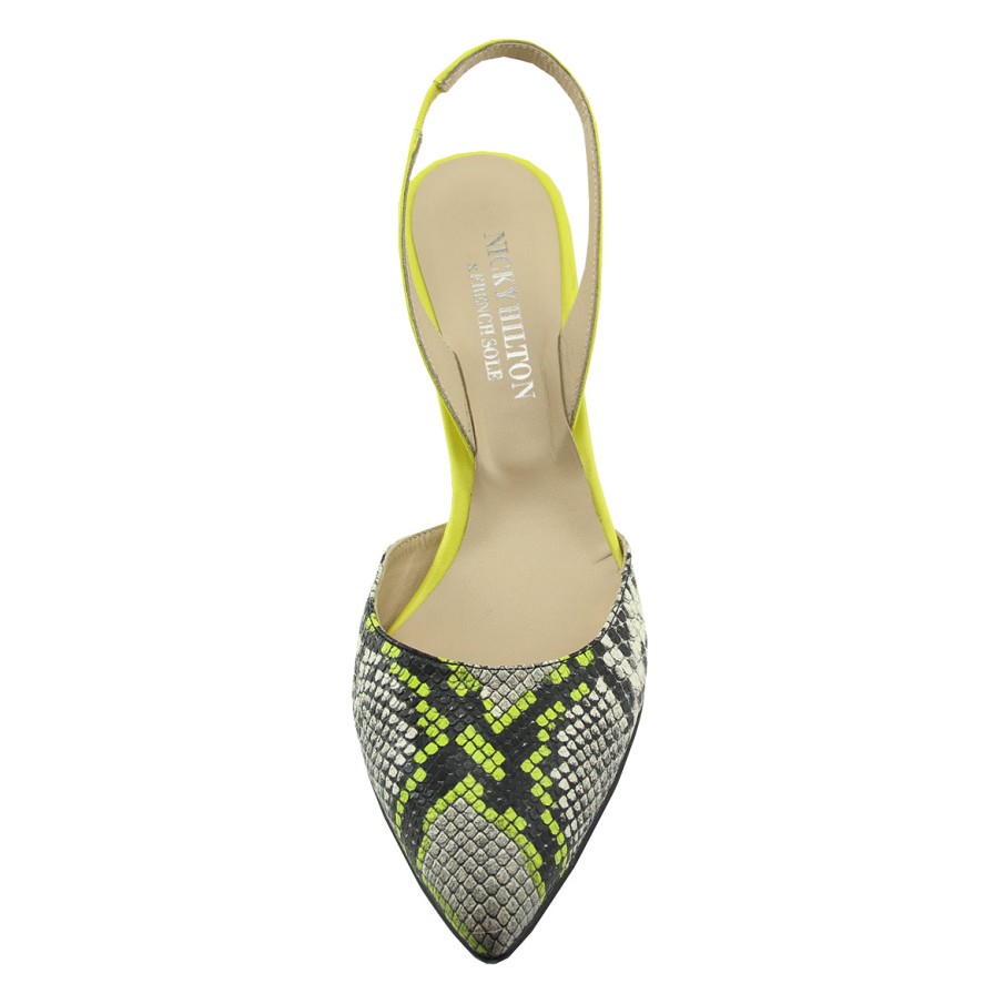 Nicky Hilton Collection French Sole | Serpent - Yellow Snake