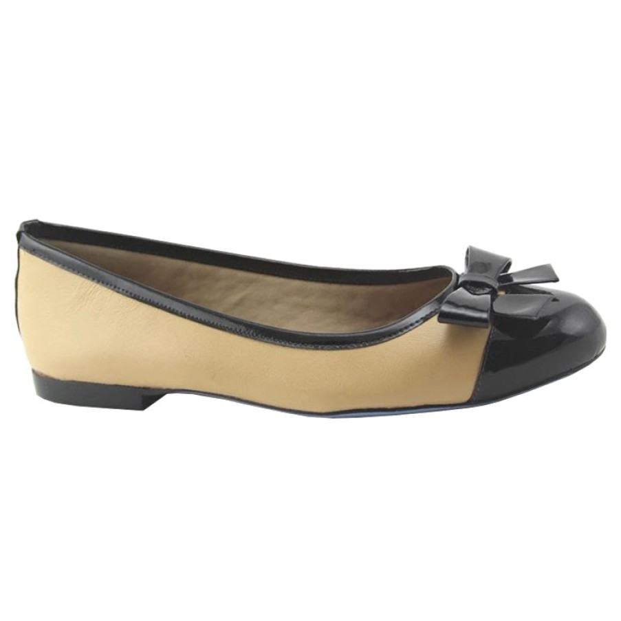 Nicky Hilton Collection French Sole | Whitney - Beige-Black Napa