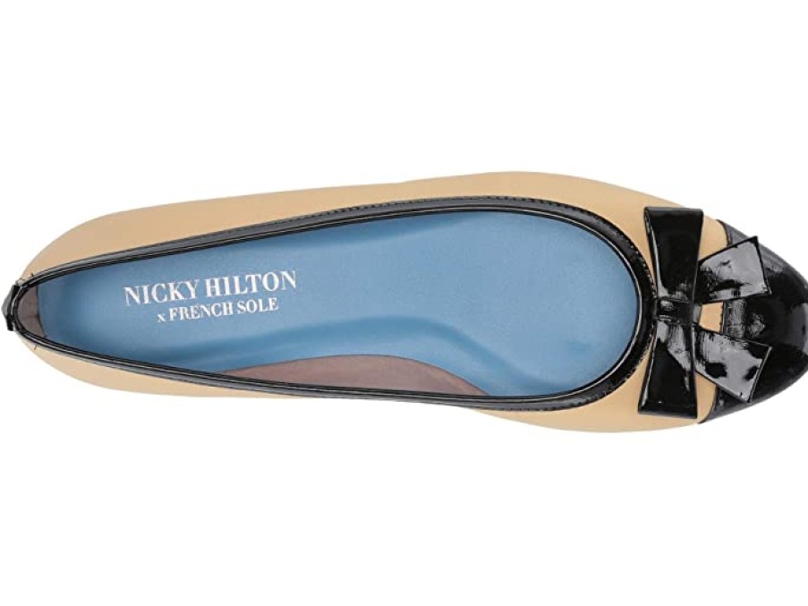 Nicky Hilton Collection French Sole | Whitney - Beige-Black Napa