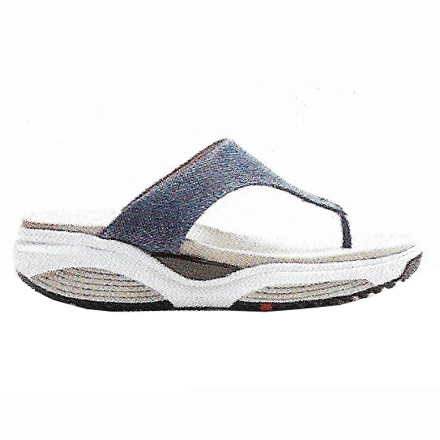 Flats French Sole | Xsensible Stretchwalker - Ithaka Blue Metallic