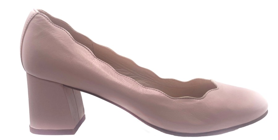 Heels French Sole | Wave - Rose Pink Leather