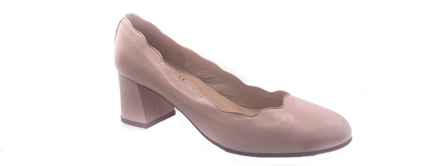 Heels French Sole | Wave - Rose Pink Leather