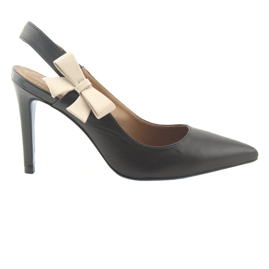 Nicky Hilton Collection French Sole | Brooke - Black Leather