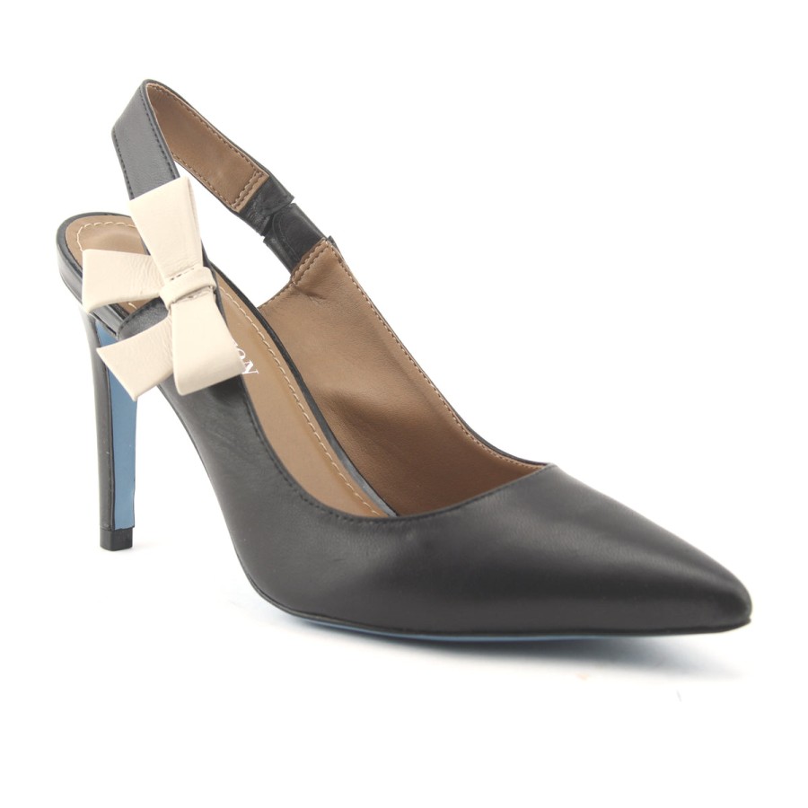 Nicky Hilton Collection French Sole | Brooke - Black Leather