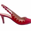 Entire Collection French Sole | Jaclyn - Red Leather