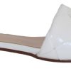 Flats French Sole | Jolene - White Leather