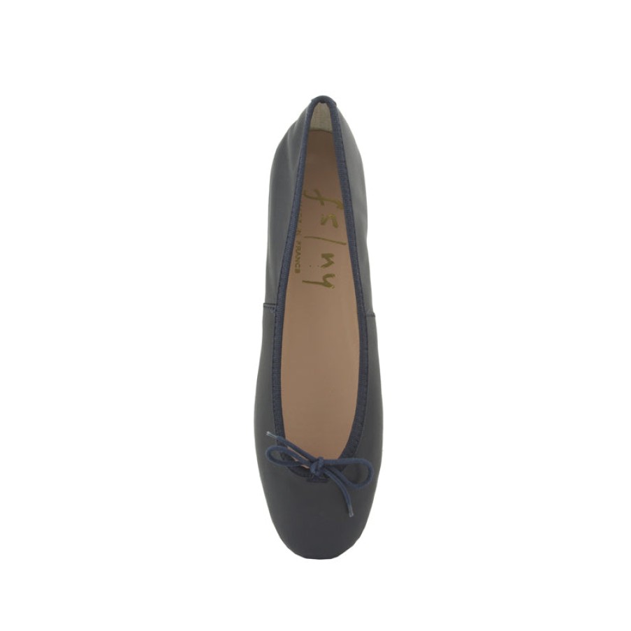 French Classics French Sole | Zoe - Navy Leather