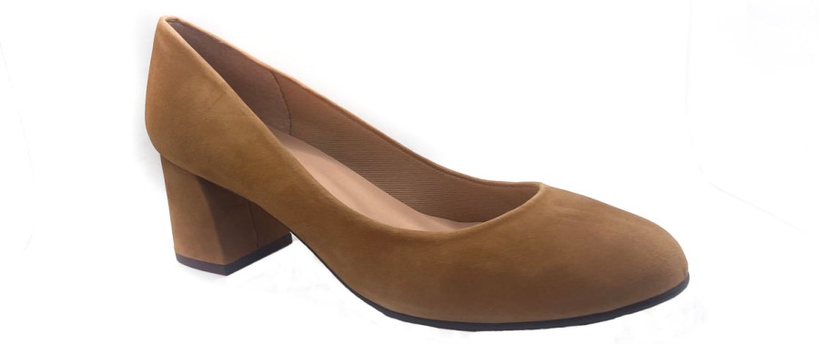 Heels French Sole | Trance - Chestnut Suede