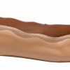 Flats French Sole | Gambler - Beige Leather