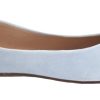 Flats French Sole | Katie - Sky Blue Suede