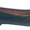 Flats French Sole | Kathy - Emerald Green Leather