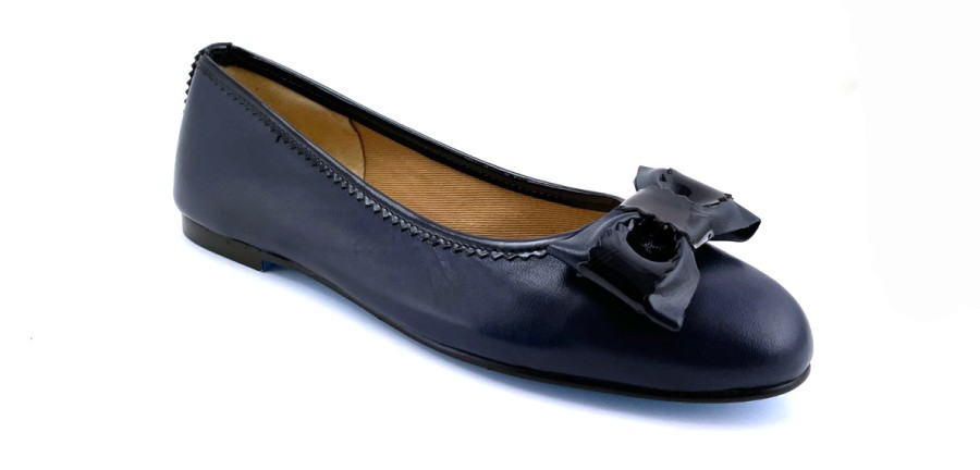 Nicky Hilton Collection French Sole | Blair - Navy Leather