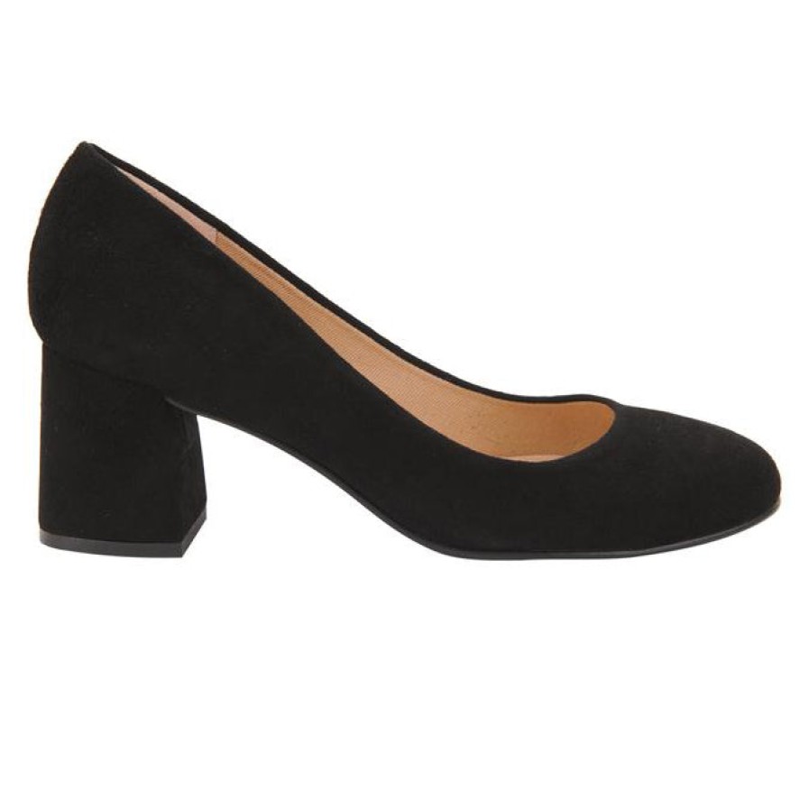 Heels French Sole | Trance - Black Suede