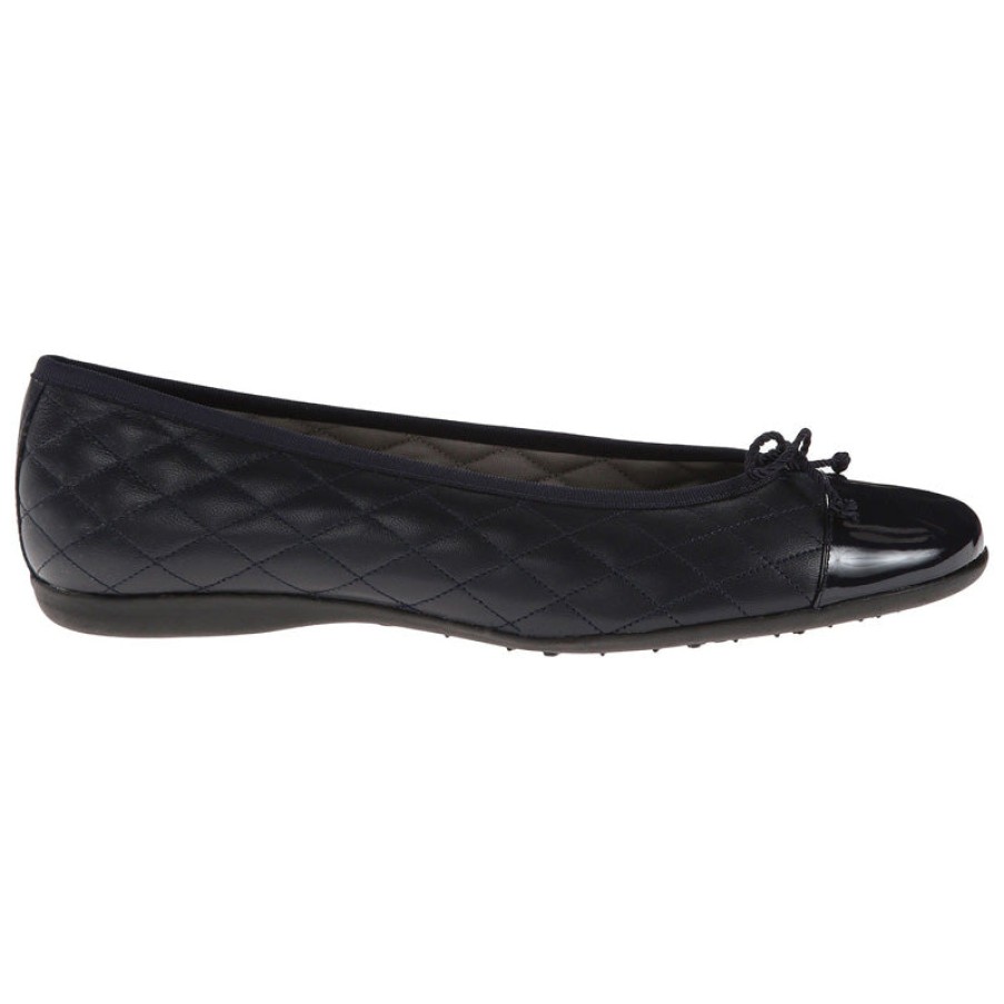 Flats French Sole | Passport Rubber Sole - Navy