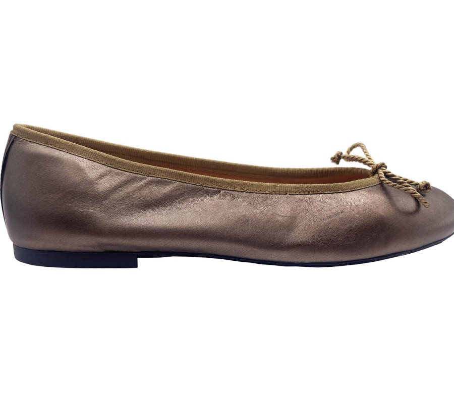 Flats French Sole | Pearl - Anthracite Metallic