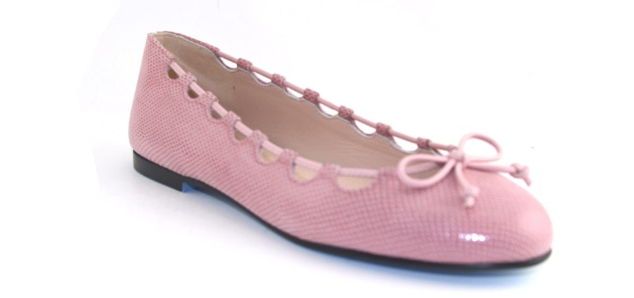 Flats French Sole | Charlott - Blush Snake