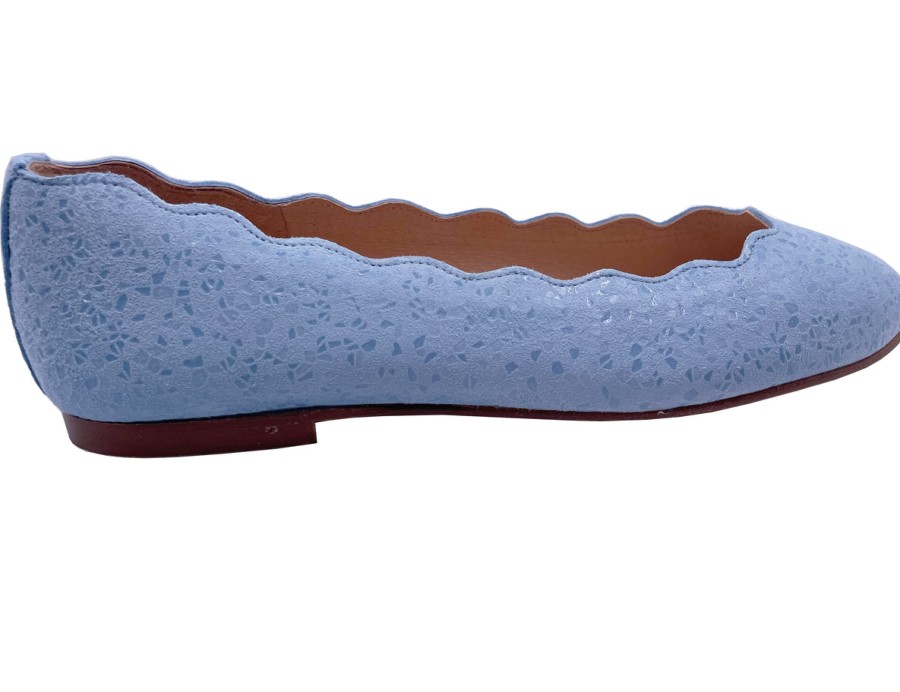 Best Sellers French Sole | Jigsaw - Blue Mosaic Suede