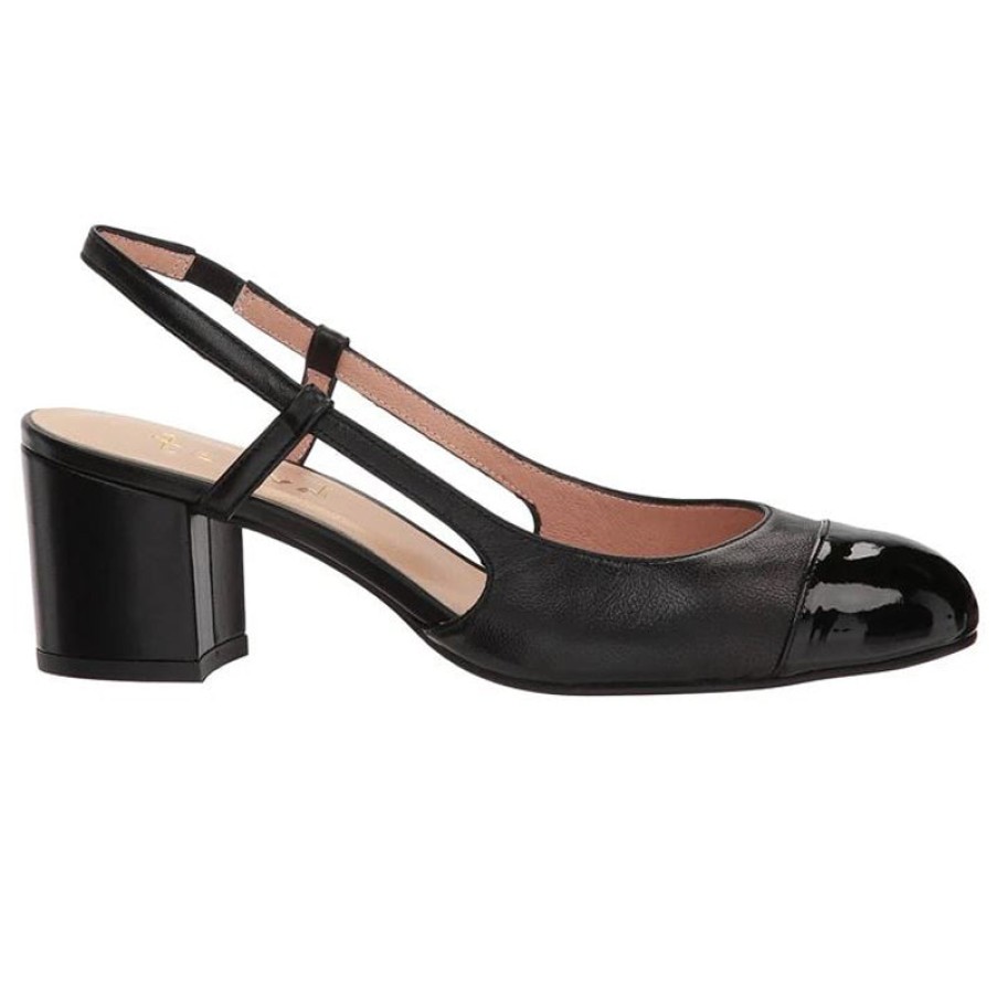 Heels French Sole | Baton - Black Leather