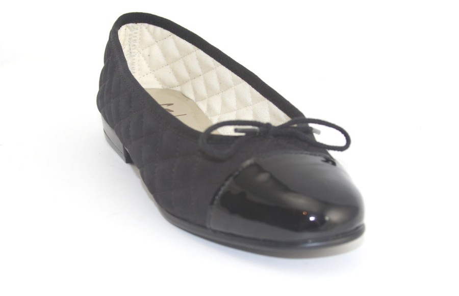 Flats French Sole | Heros - Black Suede