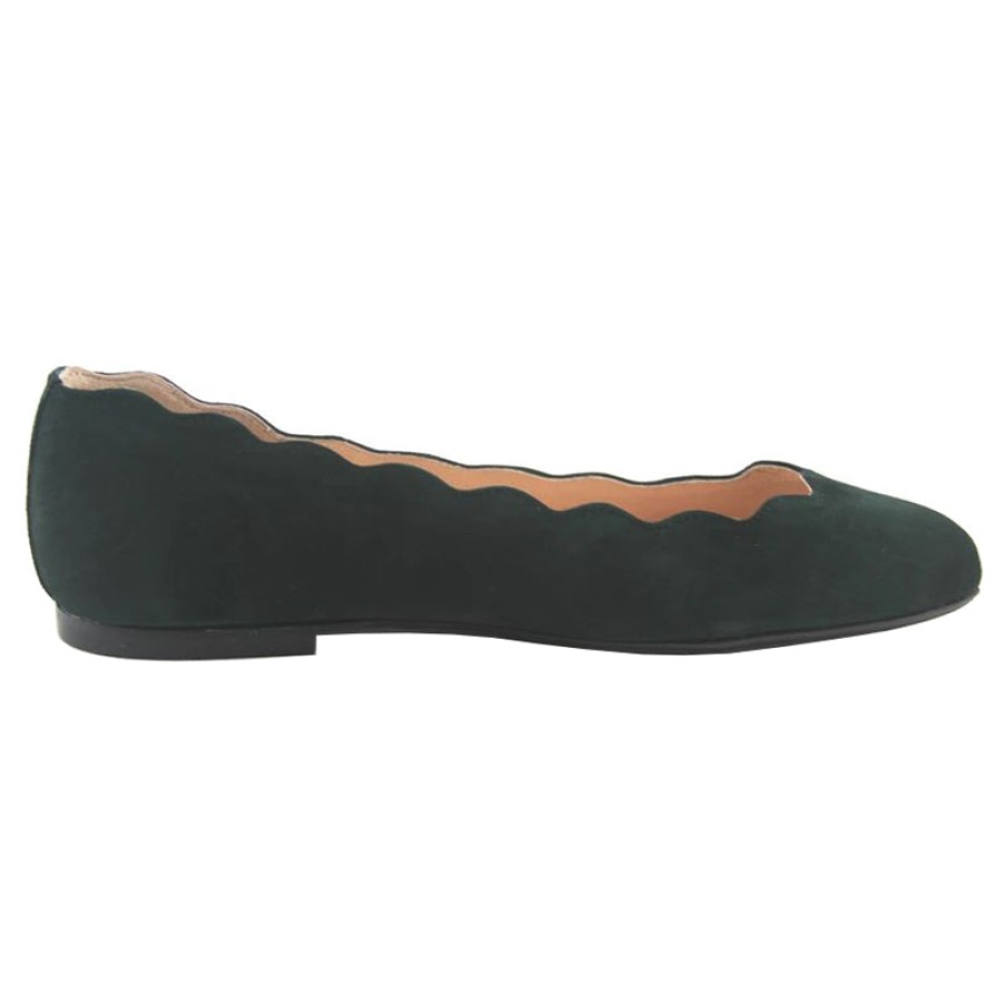 Entire Collection French Sole | Jigsaw - Hunter Green Suede