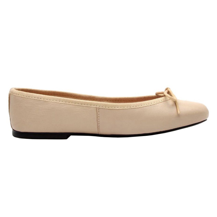 French Classics French Sole | Zoe - Beige Leather