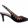 Heels French Sole | Jaclyn - Black Leather