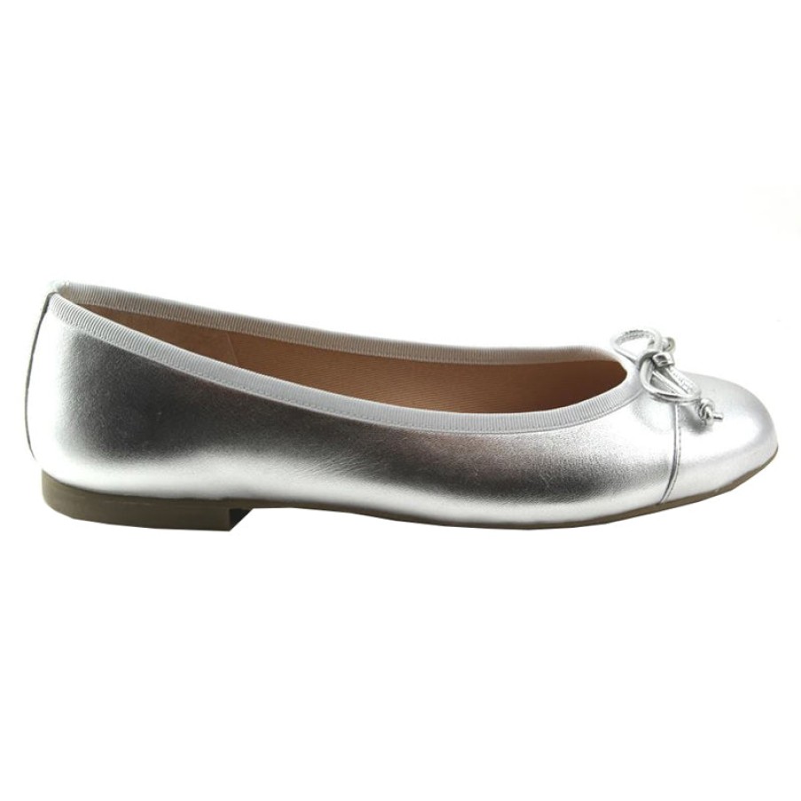 Flats French Sole | Index - Silver Metallic