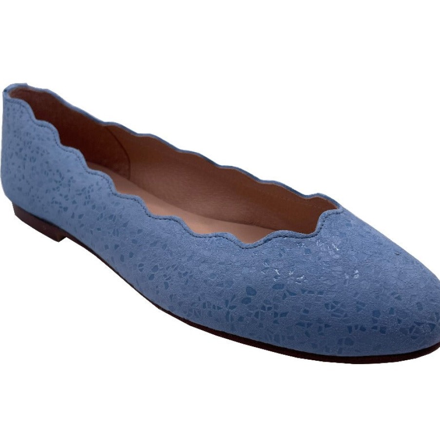 Entire Collection French Sole | Jigsaw - Blue Mosaic Suede