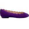 Flats French Sole | Jigsaw - Purple Suede