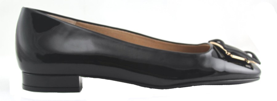 Flats French Sole | Drum 55 - Black Patent