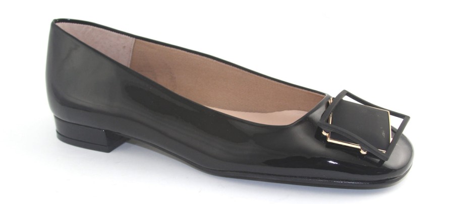 Flats French Sole | Drum 55 - Black Patent